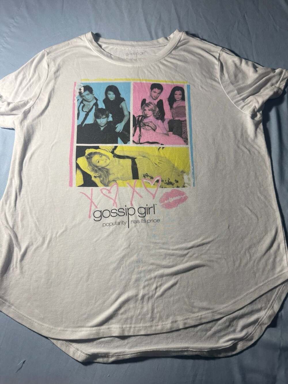 Gossip Girl Graphic T-Shirt Size XXL White